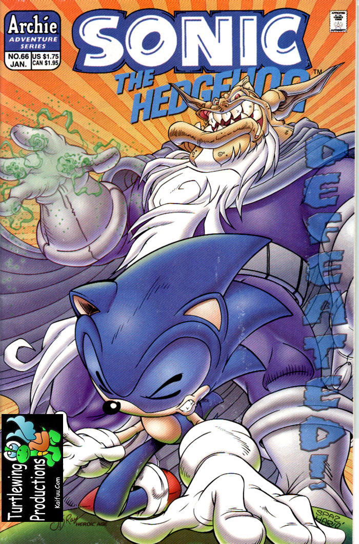 Sonic - Archie Adventure Series January 1999 Comic cover page